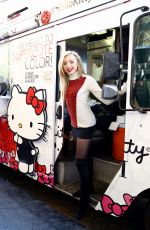 PEYTON LIST at Hello Kitty by Opi Collection Launch in New York 01/21/2016