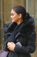 PIA ALONZO WURTZBACH Leaves SiriusXM Studios in New York 01/07/2016