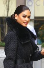 PIA ALONZO WURTZBACH Leaves SiriusXM Studios in New York 01/07/2016