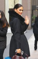 PIA ALONZO WURTZBACH Leaves SiriusXM Studios in New York 01/07/2016