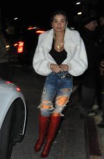 PIA MIA PEREZ in Ripped Jeans Leavs Nice Guy in West Hollywood 01/14/2016