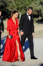 PILAR RUBIO and Sergio Ramos at a Friends Wedding