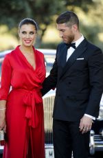 PILAR RUBIO and Sergio Ramos at a Friends Wedding