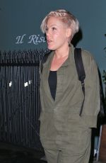 PINK Arrives at Giorgio Baldi in Santa Monica 01/20/2016