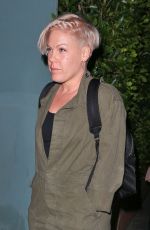 PINK Arrives at Giorgio Baldi in Santa Monica 01/20/2016
