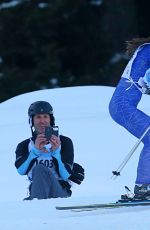 PIPPA MIDDLETON Skiing at Inferno Muerren in the Schiltron in Switzerland 01/23/2016