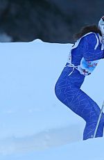 PIPPA MIDDLETON Skiing at Inferno Muerren in the Schiltron in Switzerland 01/23/2016
