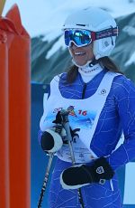 PIPPA MIDDLETON Skiing at Inferno Muerren in the Schiltron in Switzerland 01/23/2016