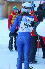 PIPPA MIDDLETON Skiing at Inferno Muerren in the Schiltron in Switzerland 01/23/2016