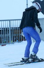 PIPPA MIDDLETON Skiing at Inferno Muerren in the Schiltron in Switzerland 01/23/2016