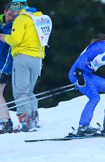 PIPPA MIDDLETON Skiing at Inferno Muerren in the Schiltron in Switzerland 01/23/2016