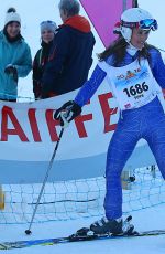 PIPPA MIDDLETON Skiing at Inferno Muerren in the Schiltron in Switzerland 01/23/2016