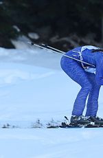 PIPPA MIDDLETON Skiing at Inferno Muerren in the Schiltron in Switzerland 01/23/2016