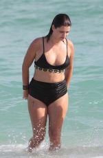 PIXIE GELDOF in Bikini at a Beach in Miami 01/01/2016