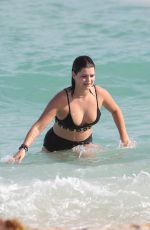 PIXIE GELDOF in Bikini at a Beach in Miami 01/01/2016
