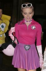 PIXIE LOTT at Cartoon-themed Party Celebrating Her 25th Birthday in London 01/12/2016