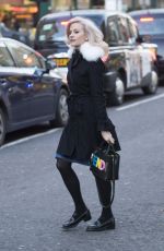 PIXIE LOTT Out and About in London 01/19/2016