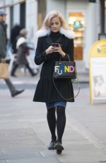 PIXIE LOTT Out and About in London 01/19/2016