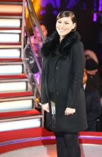 Pregnant EMMA WILLIS at Big Brother House in Borehamwood 01/29/2016