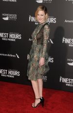 RACHEL BROSNAHAN at The Finest Hours Premiere in Los Angeles 01/25/2016
