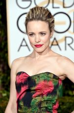 RACHEL MCADAMS at 73rd Annual Golden Globe Awards in Beverly Hills 10/01/2016