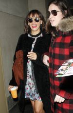 RASHIDA JONES Leaves Today Show in New York 01/15/2016