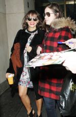 RASHIDA JONES Leaves Today Show in New York 01/15/2016
