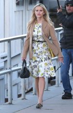 REESE WITHERSPOON at Big Little Lies Set in Monterey 01/26/2016