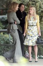 REESE WITHERSPOON, LAURA DERN and SHAILENE WOODLEY on the Set of Big Little Lies in Los Angeles 01/09/2016