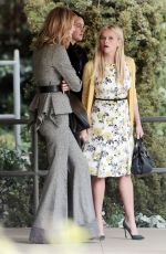REESE WITHERSPOON, LAURA DERN and SHAILENE WOODLEY on the Set of Big Little Lies in Los Angeles 01/09/2016