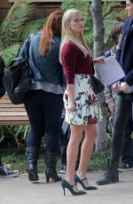 REESE WITHERSPOON< NICOLE KIDMAN and LAURA DERN on the Set of Big Little Lies in Los Angeles 01/10/2016