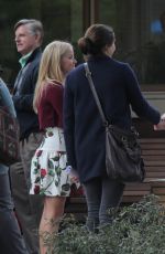 REESE WITHERSPOON< NICOLE KIDMAN and LAURA DERN on the Set of Big Little Lies in Los Angeles 01/10/2016