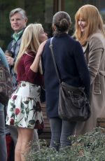 REESE WITHERSPOON< NICOLE KIDMAN and LAURA DERN on the Set of Big Little Lies in Los Angeles 01/10/2016