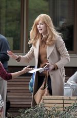 REESE WITHERSPOON< NICOLE KIDMAN and LAURA DERN on the Set of Big Little Lies in Los Angeles 01/10/2016