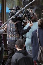 REESE WITHERSPOON< NICOLE KIDMAN and LAURA DERN on the Set of Big Little Lies in Los Angeles 01/10/2016