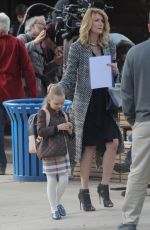 REESE WITHERSPOON< NICOLE KIDMAN and LAURA DERN on the Set of Big Little Lies in Los Angeles 01/10/2016