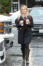 REESE WITHERSPOON Out for Coffee in Brentwood 01/06/2016