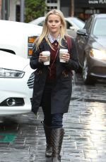 REESE WITHERSPOON Out for Coffee in Brentwood 01/06/2016