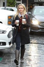 REESE WITHERSPOON Out for Coffee in Brentwood 01/06/2016