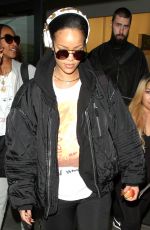 RIHANNA Arrives at LAX Airport in Los Angeles 01/08/2016