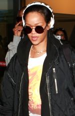 RIHANNA Arrives at LAX Airport in Los Angeles 01/08/2016