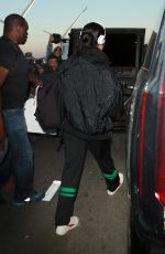 RIHANNA Arrives at LAX Airport in Los Angeles 01/08/2016