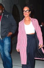 RIHANNA Arrives at Nobu Restaurant in New York 01/02/2016