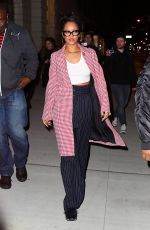 RIHANNA Arrives at Nobu Restaurant in New York 01/02/2016