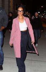 RIHANNA Arrives at Nobu Restaurant in New York 01/02/2016