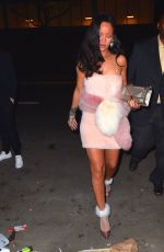 RIHANNA Arrives at Sono Club in New York 01/01/2016