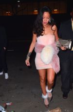 RIHANNA Arrives at Sono Club in New York 01/01/2016