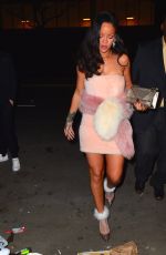 RIHANNA Arrives at Sono Club in New York 01/01/2016