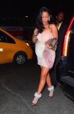 RIHANNA Arrives at Sono Club in New York 01/01/2016