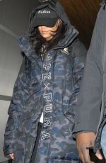 RIHANNA at Charles Ge Daulle Airport in Paris 01/23/2016